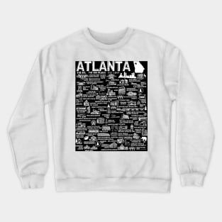 Atlanta Map Crewneck Sweatshirt